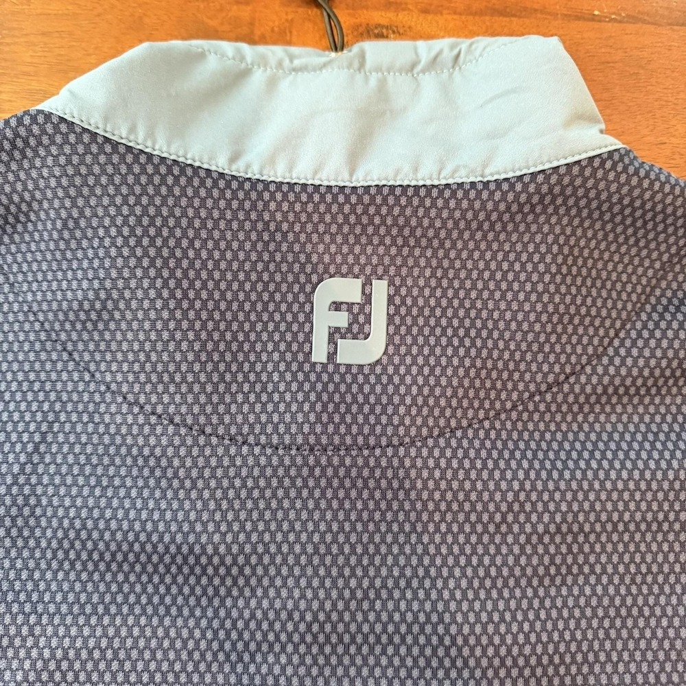 FootJoy ThermoSeries Jacket Mens XL Gray Blue Full Zip Insulated Golf Hybrid - Picture 10 of 10